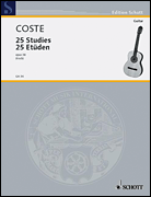 cover 25 Etudes Op. 38 Guitar and Fretted sheet music cover